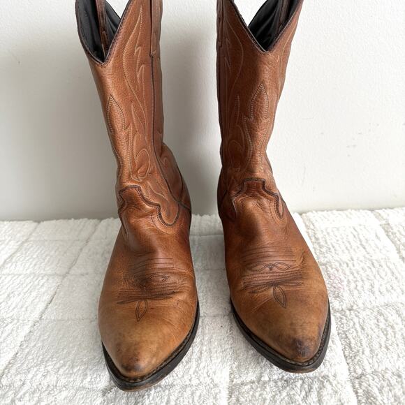 Masterson Other - Masterson Men's Western Pull On Work Cowboy Boots Size 10D Leather Rugged